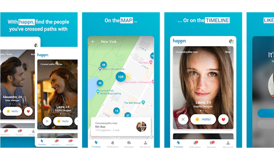 Happn Review: Echte Dates mit einem Klick