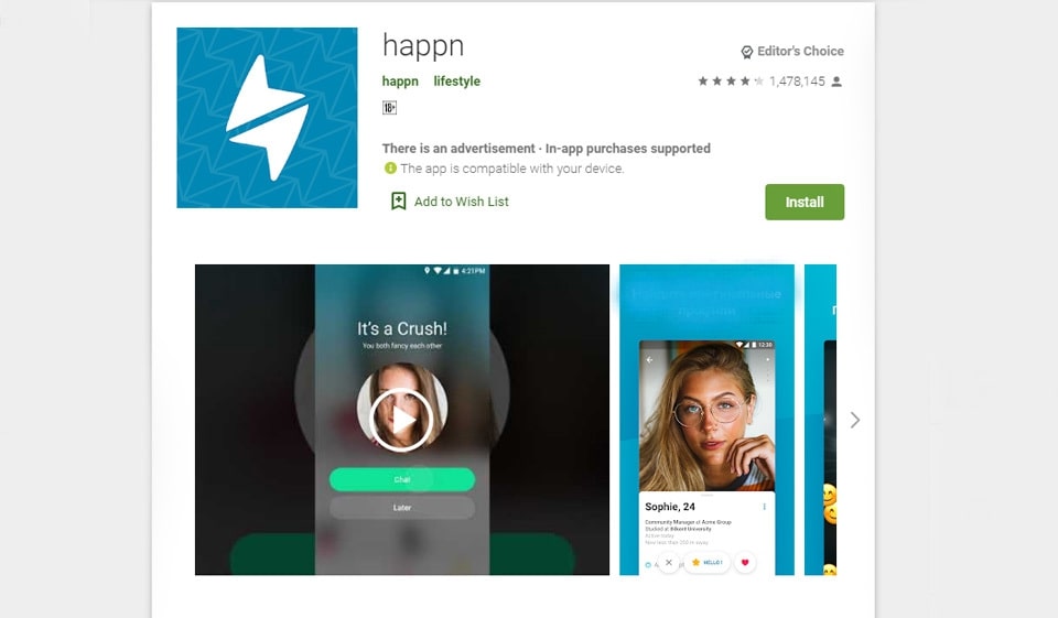 Happn Review: Echte Dates mit einem Klick