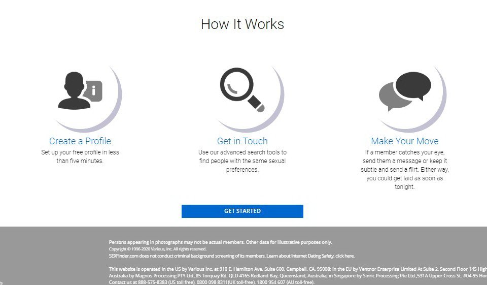 SexFinder Features