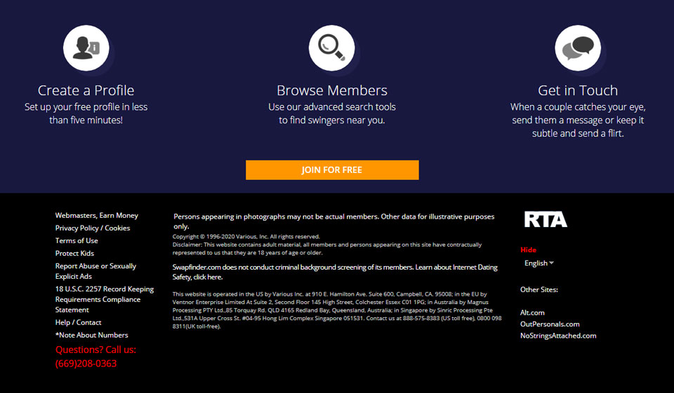 Sign-Up & Login Information