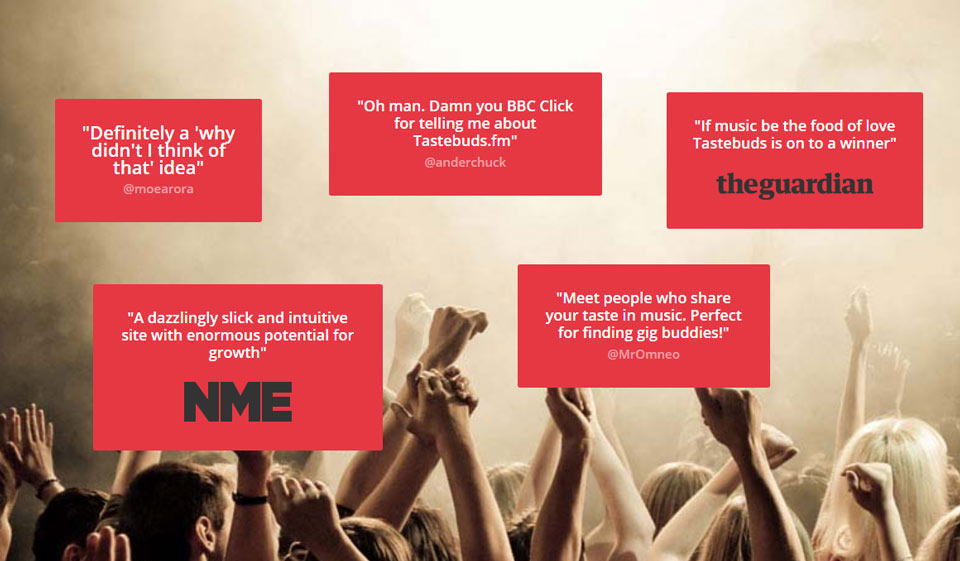 Caratteristiche del sito di incontri di TasteBuds